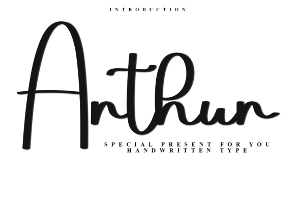 Arthur: A Festive Typeface for Handmade Holiday Magic