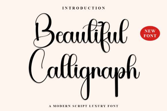 Beautiful Calligraph: A Warm Script Font for Small Business Branding