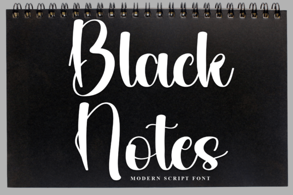 Black Notes: A Modern Script Font That Elevates Campaign Typography