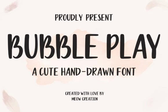 Bubble Play Font: A Cheerful Touch for Small Business Branding