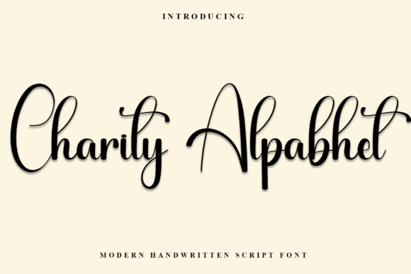 Charity Alpabhet: A Warm & Playful Font for Creative Branding Projects