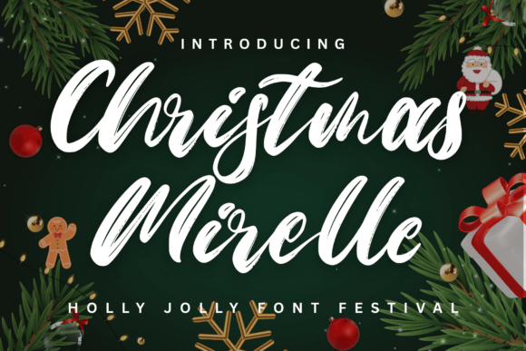 Christmas Mirelle: Festive Script Font for Campaigns That Sparkle