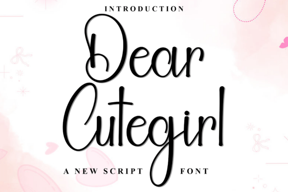 Dear Cutegirl: A Festive Typeface That Elevates Small Business Branding