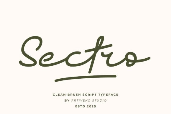 Elegance in Every Curve: Using the Sectro Script Font in Handmade Design