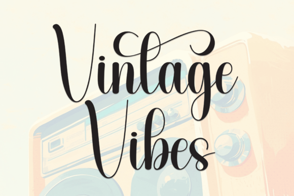 Elegance Meets Craft: The Vintage Vibes Script Font