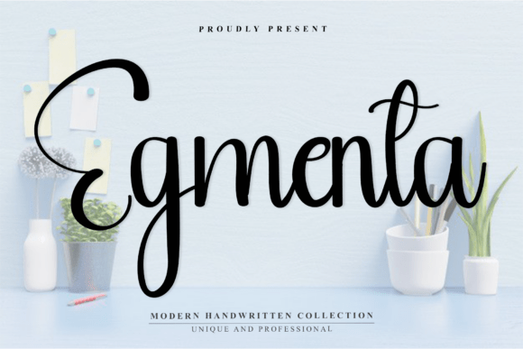 Elegant Typography: Using Egmenta for Modern Script Design
