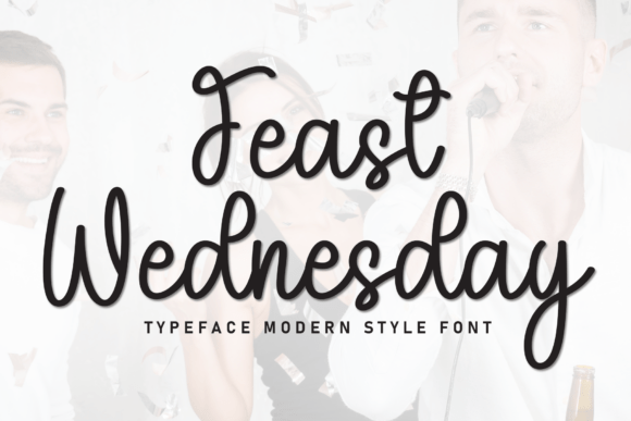 Feast Wednesday: A Stylish Script Font for Crafters and Sellers