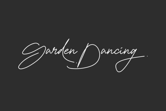 Garden Dancing: A Handwritten Font for Warm Editorial Design
