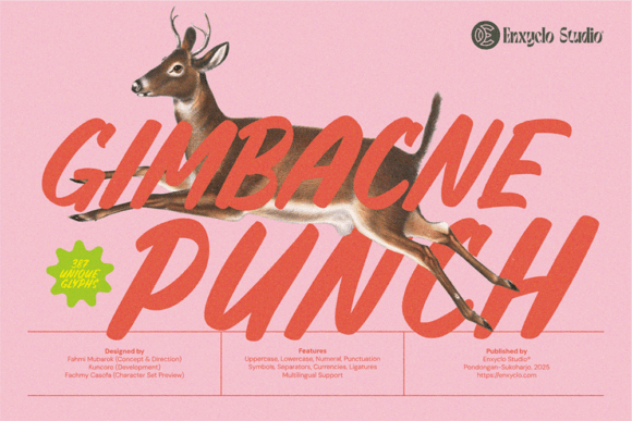 Gimbacne Punch: A Bold Script Font for Creative Web Design