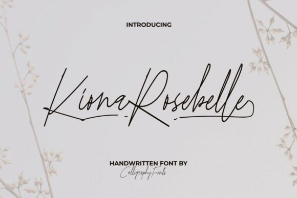 Kiona Rosebelle: A Premium Script Font for Modern Business Branding