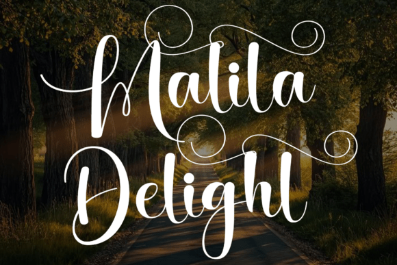 Malila Delight Font: How a Luxurious Script Typeface Elevated My Campaign Visuals