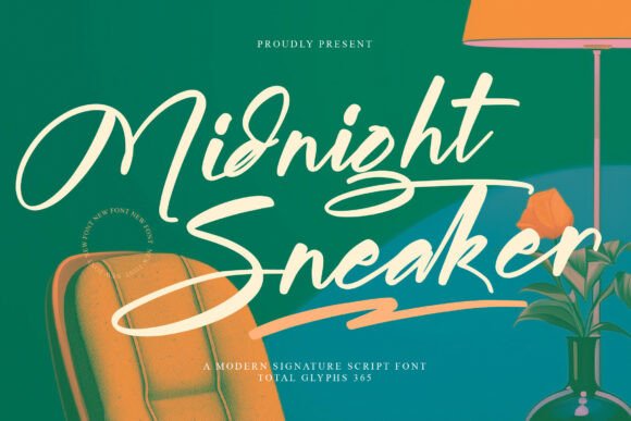 Midnight Sneaker: A Modern Script Font That Elevates Brand Identity