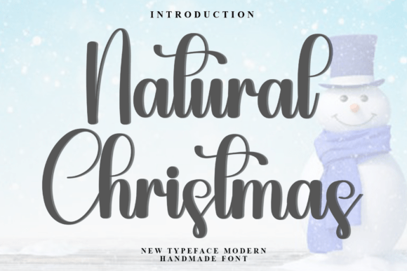 Natural Christmas Font: A Designer’s Journey Through a Cozy Brand Identity