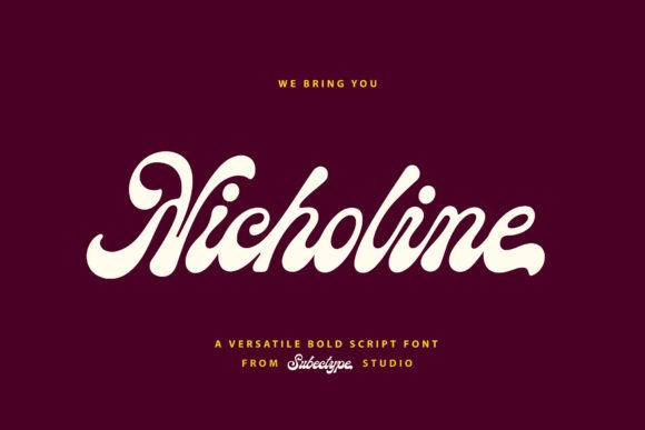 Nicholine: A Modern Retro Font That Elevates Campaign Visuals