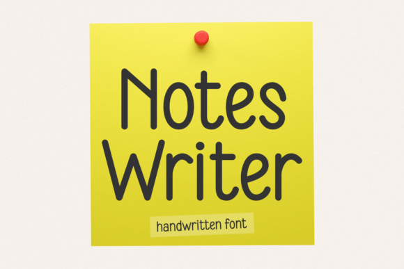 Notes Writer: A Cute Handwritten Font for Creative Branding Projects