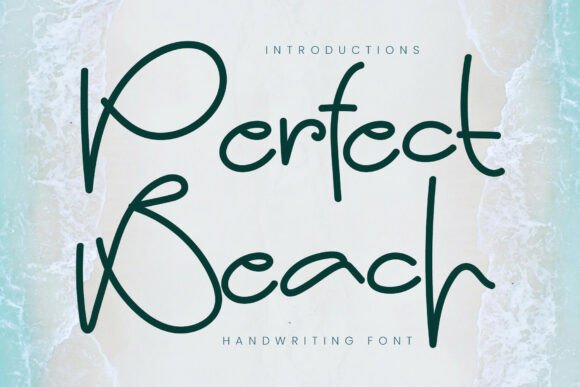 Perfect Beach: A Vintage-Inspired Script Font for Editorial Design and Digital Publishing
