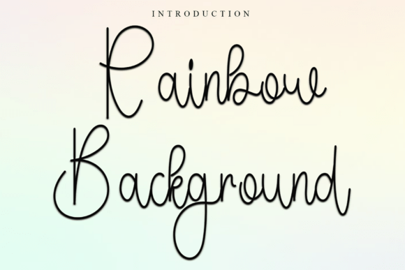 Rainbow Background Font: A Web Designer’s Joyful Discovery