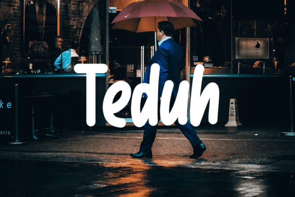 Teduh: A Modern Typeface for Impactful Campaign Typography