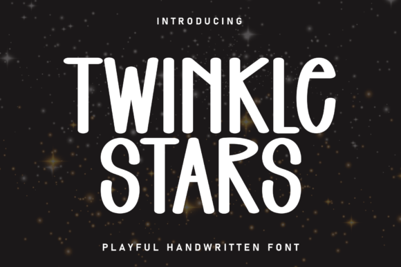 Twinkle Stars: A Handwritten Font for Editorial Design and Digital Publishing