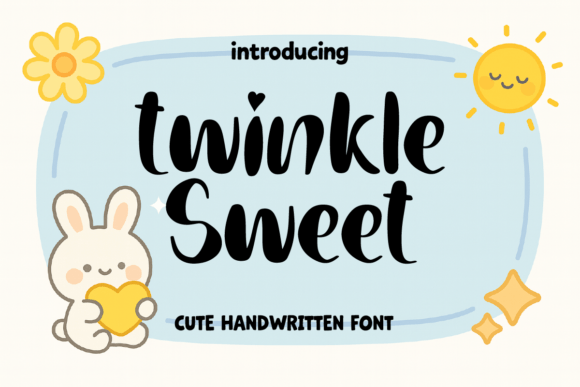 Twinkle Sweet: A Playful Handwritten Font for Modern Web Design Projects