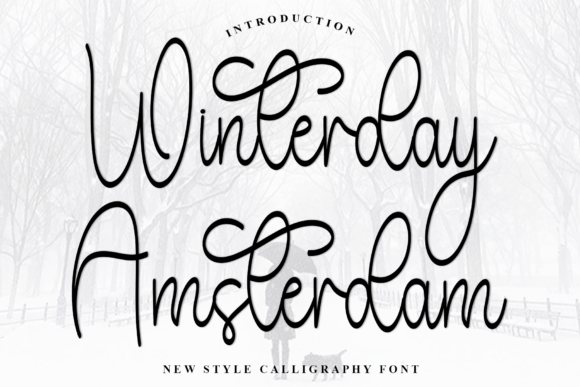 Winterday Amsterdam: A Creative Font for Warm, Engaging Campaign Visuals