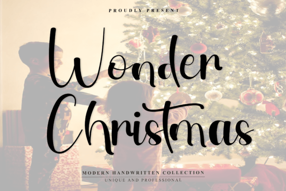 Wonder Christmas: A Handwritten Font That Adds Charm to Your Craft Business
